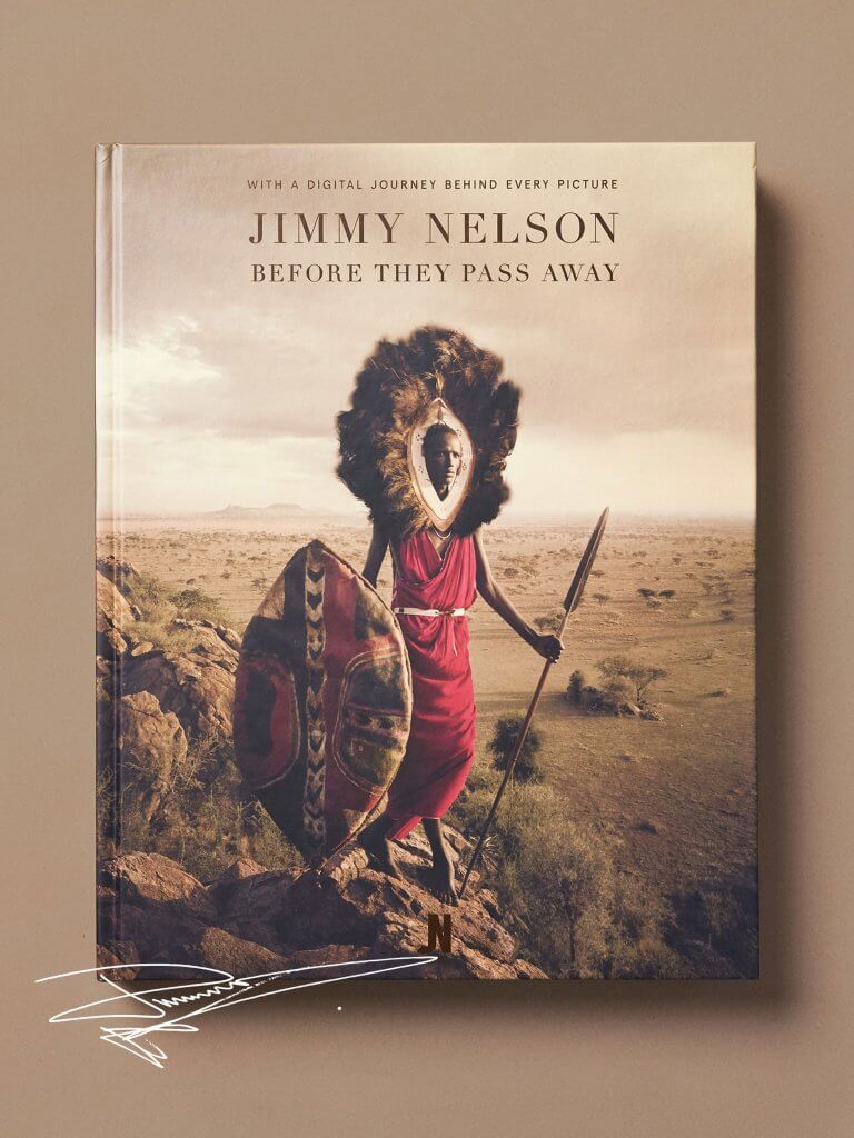 Book with Signature- Jimmy Nelson- Before They Pass Away