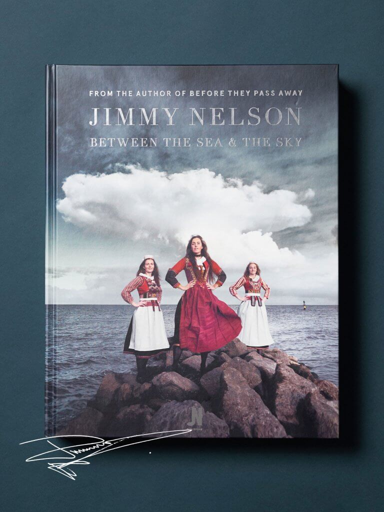 Book with Signature- Jimmy Nelson- Between The Sea And The Sky