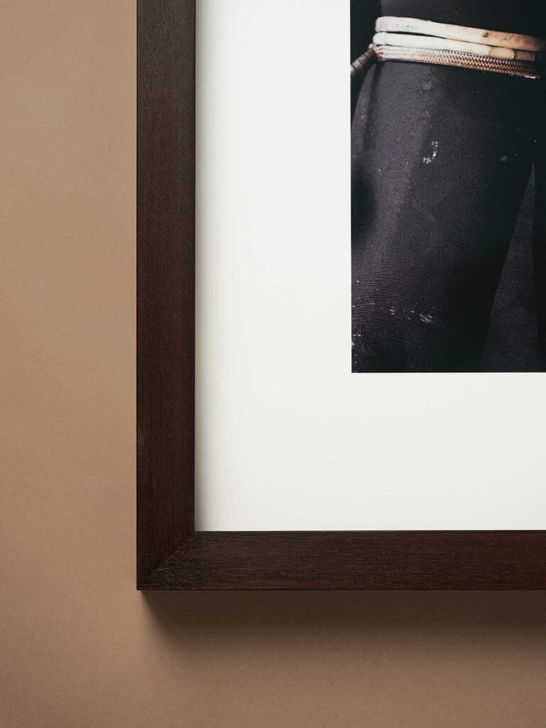 Nut Wood Frame Art Print- Jimmy Nelson