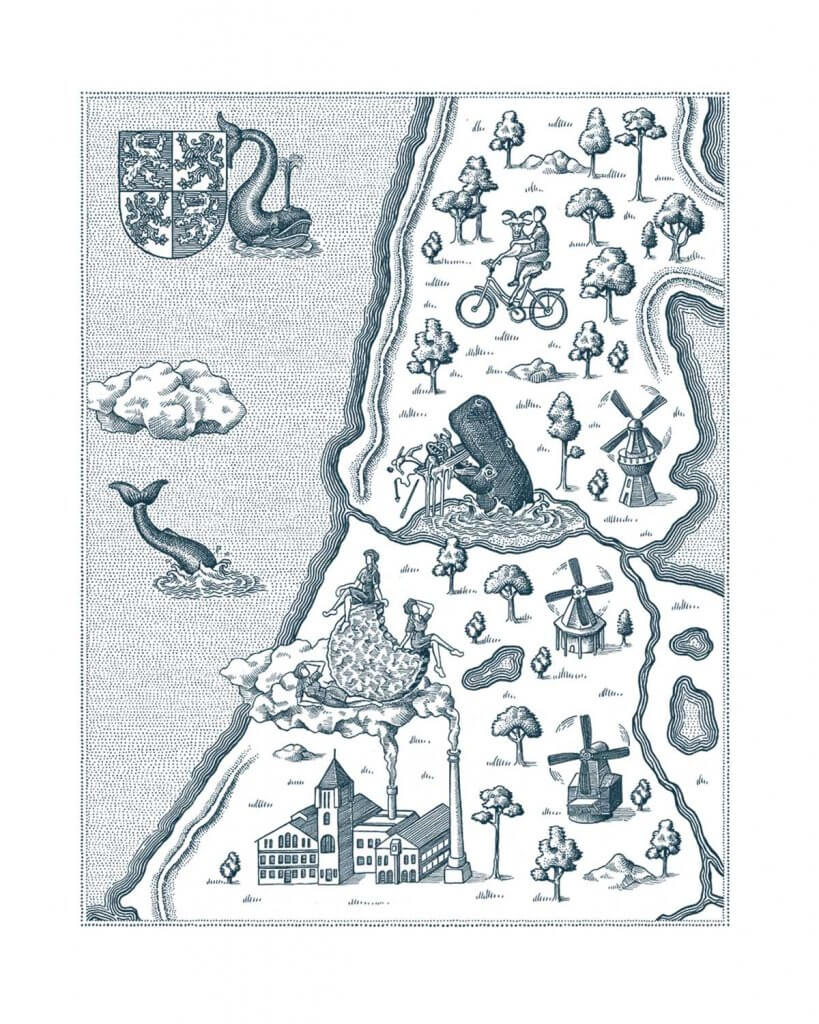 Map - Zaanstreek- Between The Sea And The Sky- Jimmy Nelson