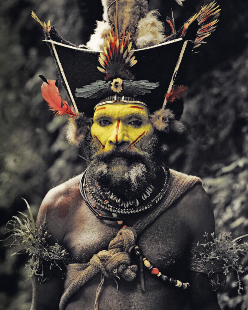 Photo- Jimmy Nelson- Huli Community - Papua New Guinea - Before they Pass Away