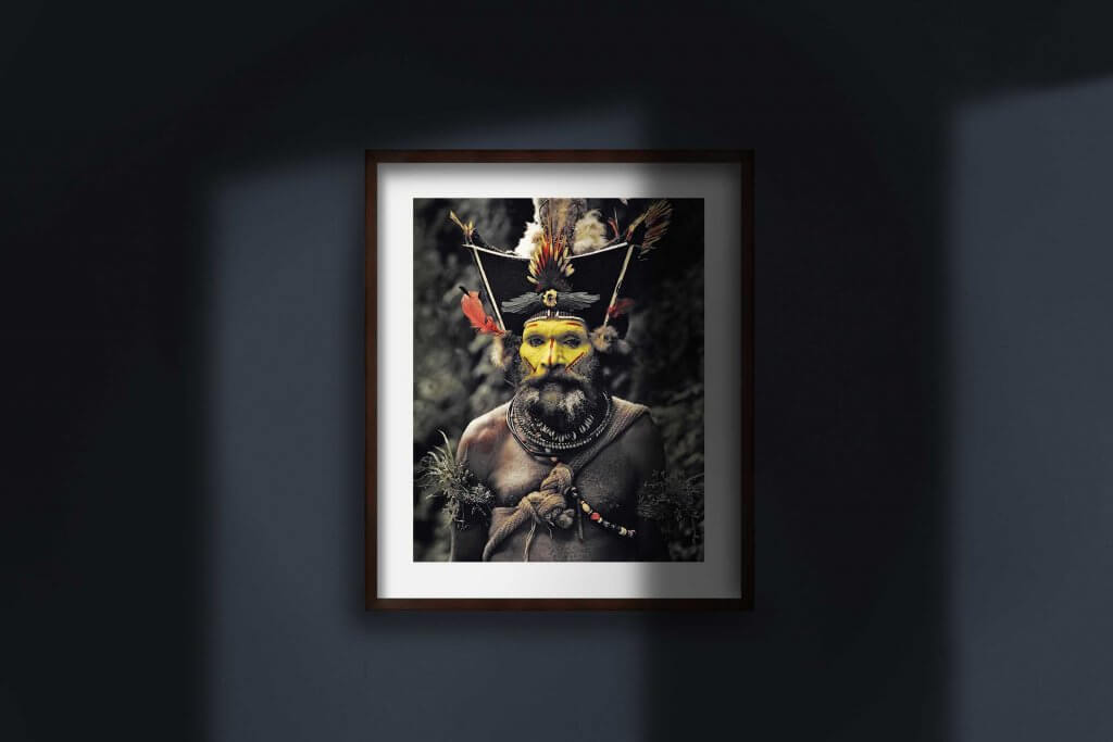 Gallery Art- Jimmy Nelson- Huli Wingman - Papua New Guinea