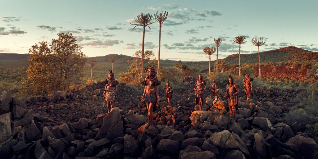 Photo- Jimmy Nelson- Muchimba Ladies - Angola - Homage to Humanity