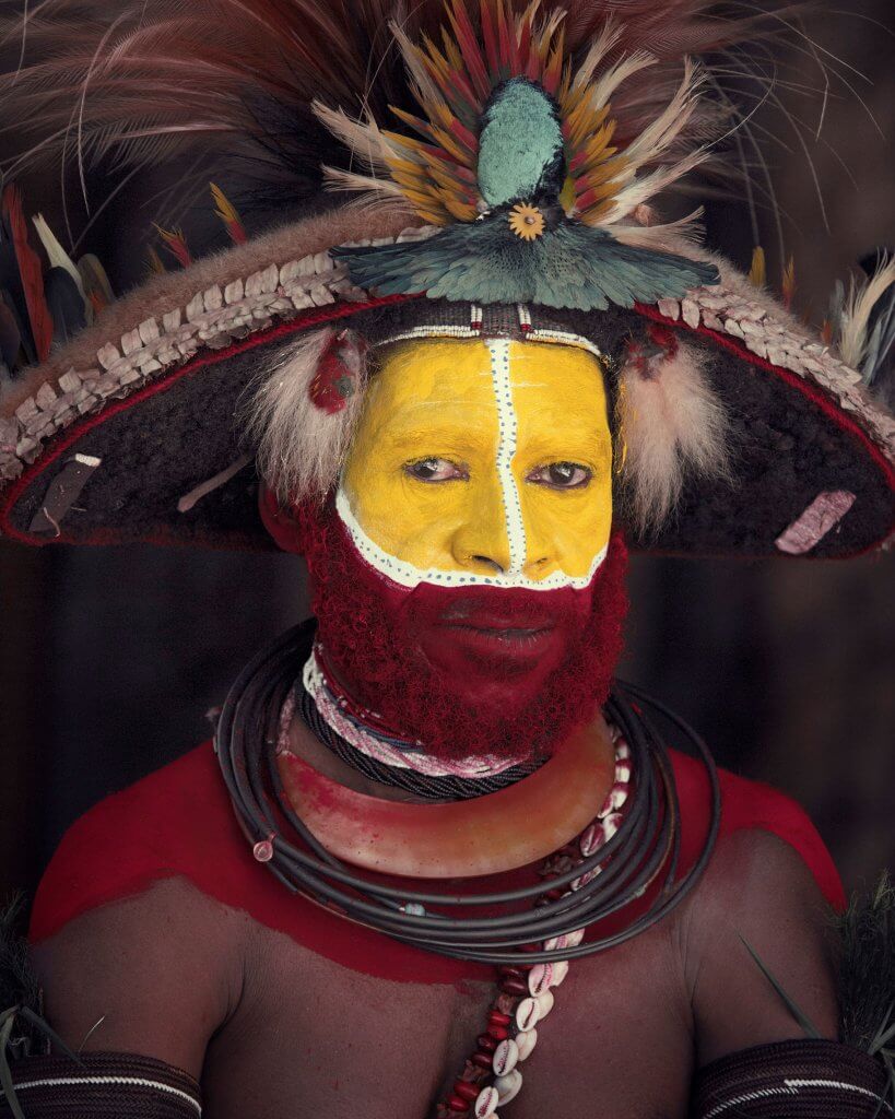Photo- Jimmy Nelson- Huli Community - Papua New Guinea - Homage to Humanity