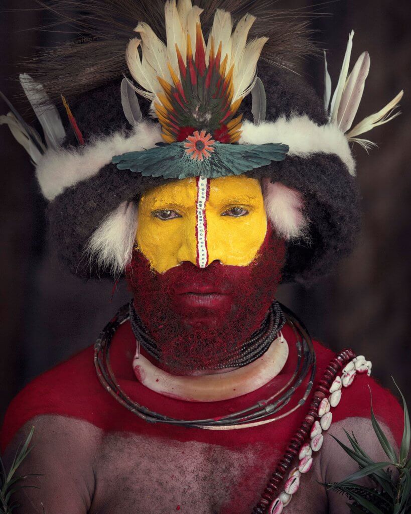 Photo- Jimmy Nelson- Huli Community - Papua New Guinea - Homage to Humanity