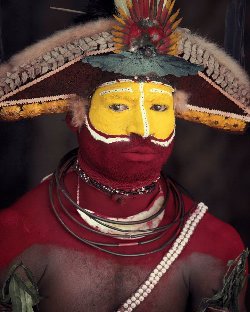 Photo- Jimmy Nelson- Huli Community - Papua New Guinea - Homage to Humanity