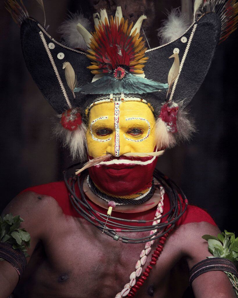 Photo- Jimmy Nelson- Huli Community - Papua New Guinea - Homage to Humanity