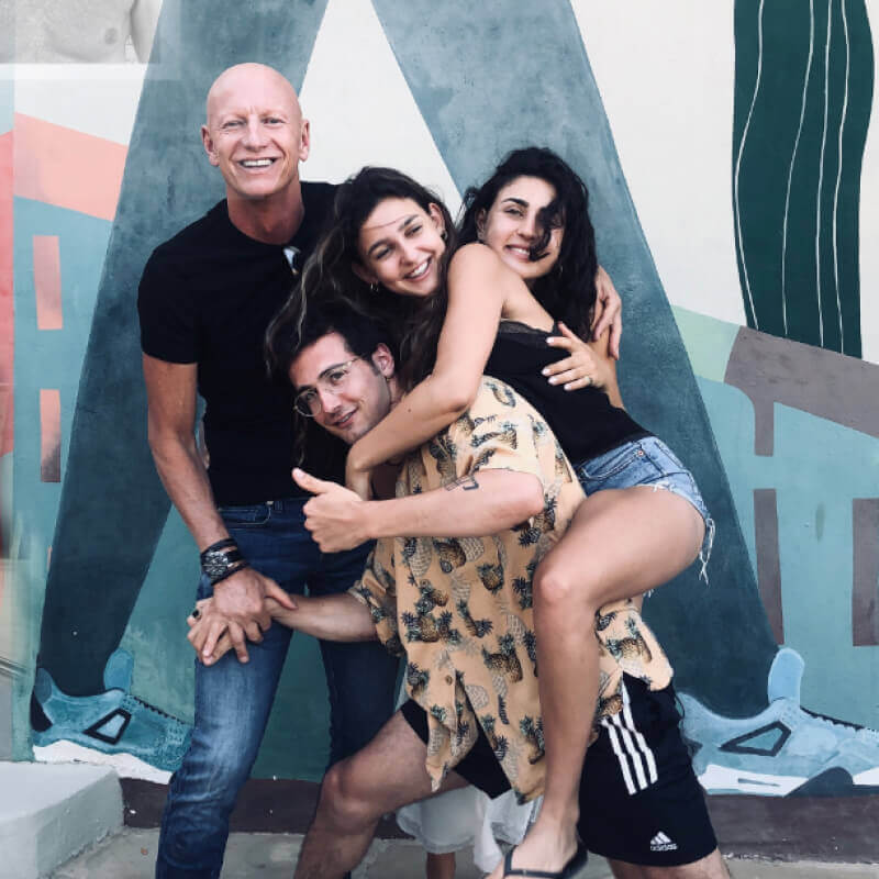 Jimmy Nelson with His Children